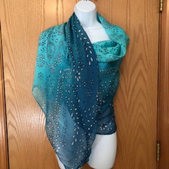 Foulard Vert - Echarpe, Châle, Hijab Polyvalent - Neuf Sans étiquette (unisexe)